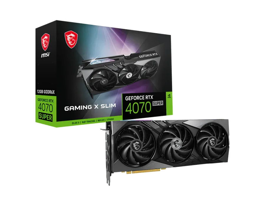 MSI GeForce RTX™ 4070 SUPER 12G GAMING X SLIM