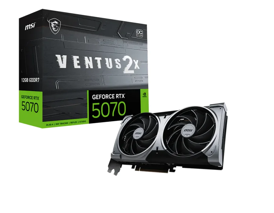 MSI GeForce RTX 5070 12G VENTUS 2X OC