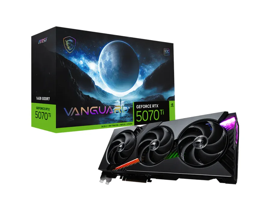 MSI GeForce RTX™ 5070 Ti 16G VANGUARD SOC