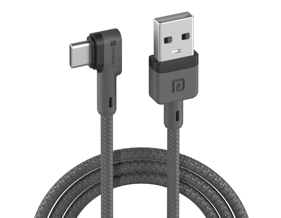 Portronics Konnect L Type C — Grey