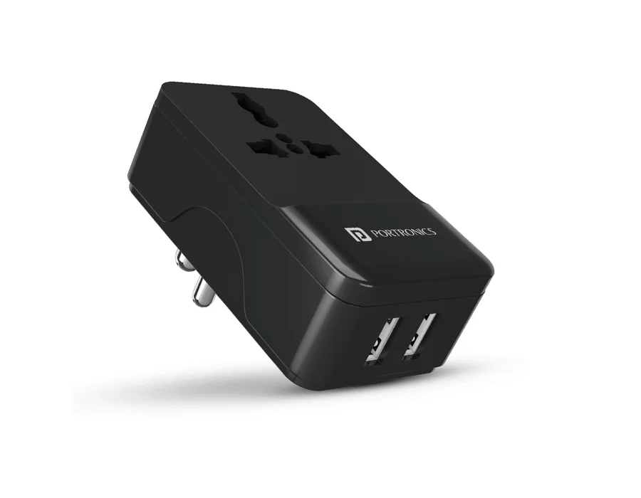 Portronics Adapto III — Black