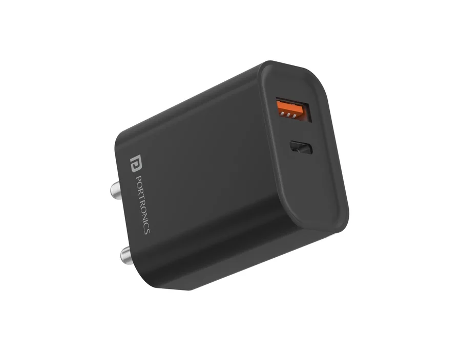 Portronics Adapto 45 — Black