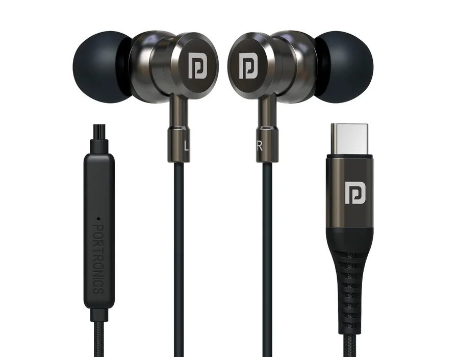 HEADSET CONCH TUNE C GREY 2003 PORTRONICS