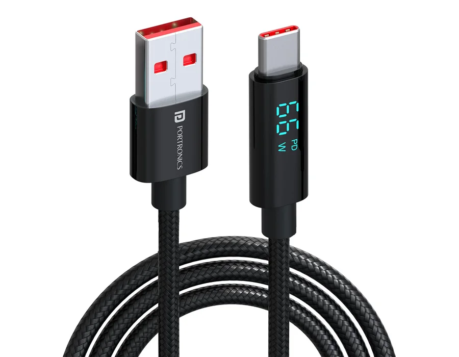 Portronics Konnect View 66W — Black