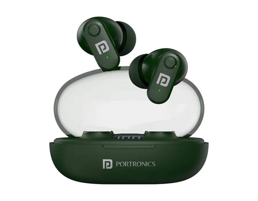 Portronics Harmonics Twins S16 — Military Green