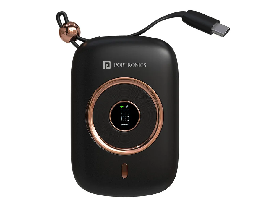 Portronics Power Shutter Pro — Black