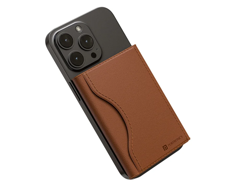 Portronics Wallet X — Brown
