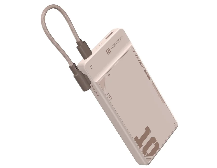 Portronics Luxcell UNO 10K — Mocha