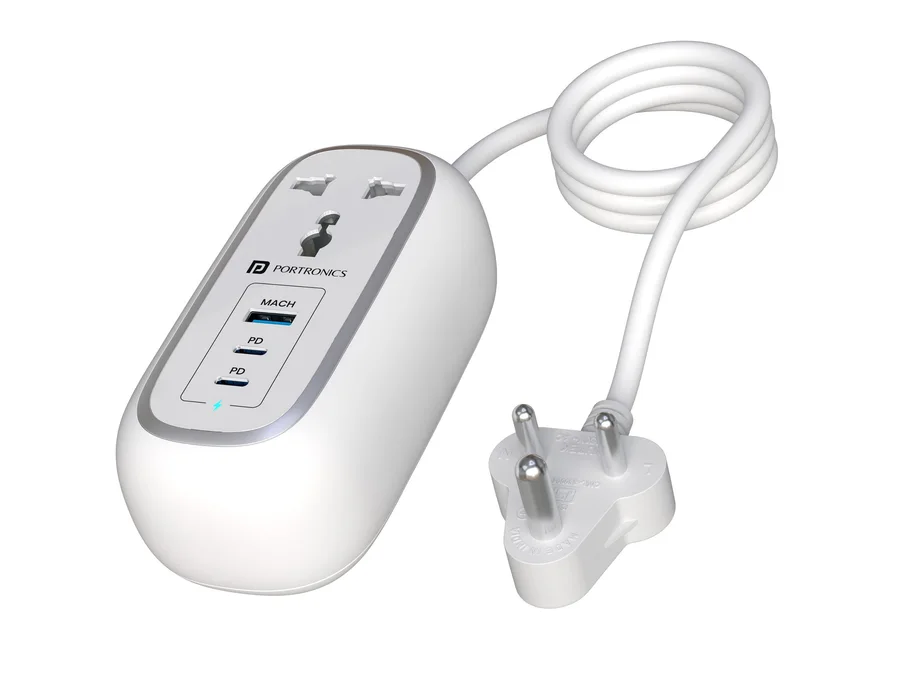 Portronics Volt 65 Pro — White