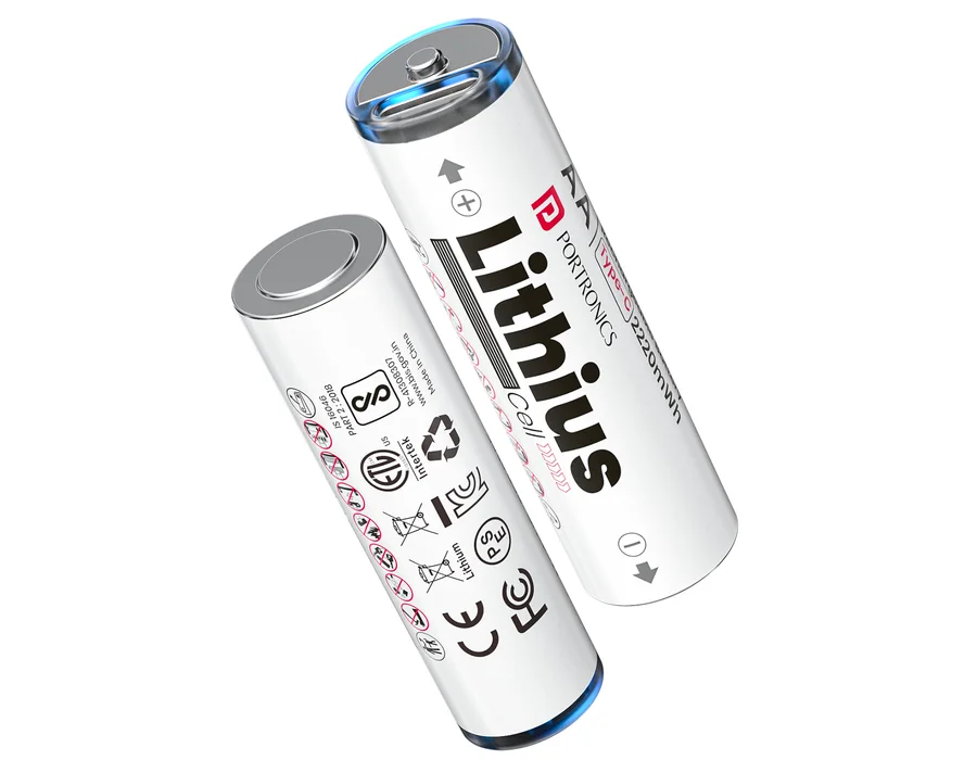 Portronics Lithius Cell - AA USB-C Rechargeable Lithium-ion Battery