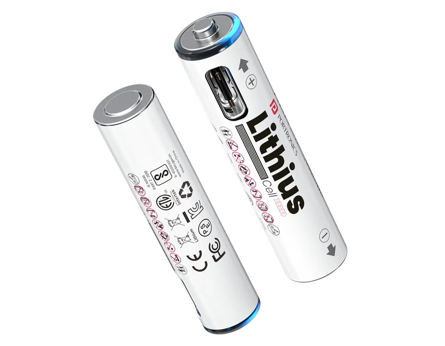 Portronics Lithius Cell - AAA USB-C Rechargeable Lithium-ion Battery