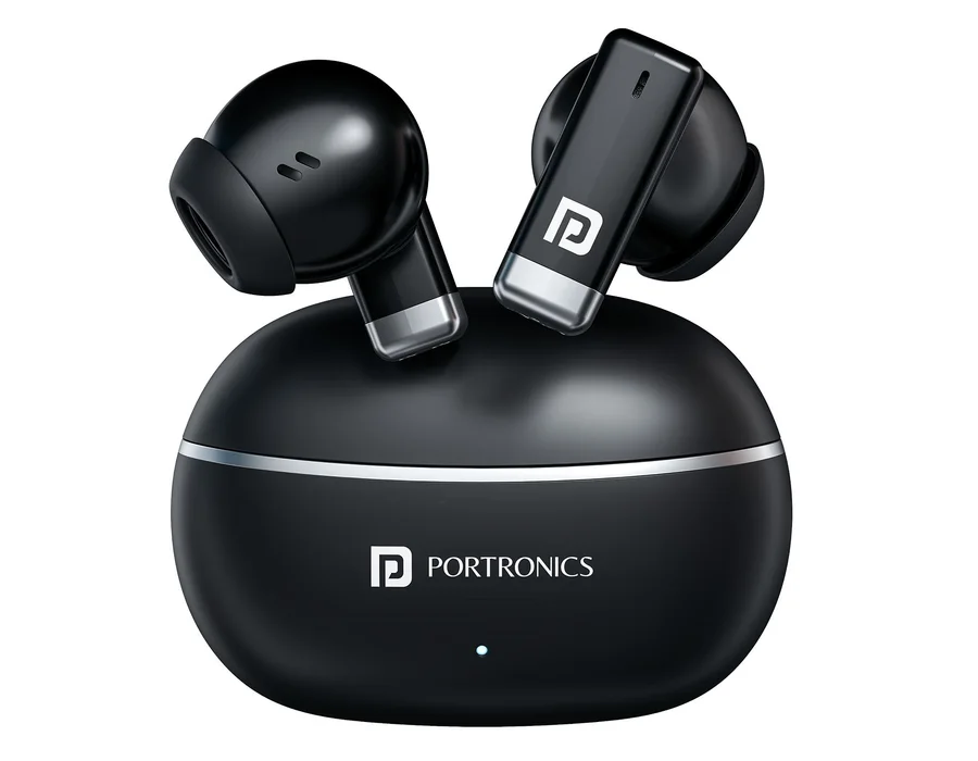 Portronics Twins One — Black