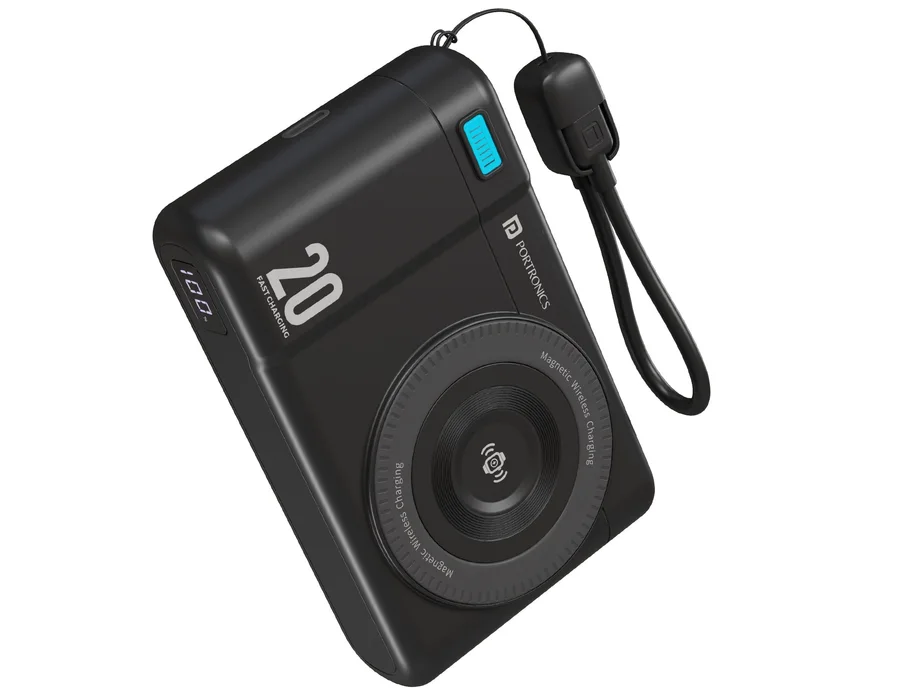 Portronics Power Shutter Air 20K — Black