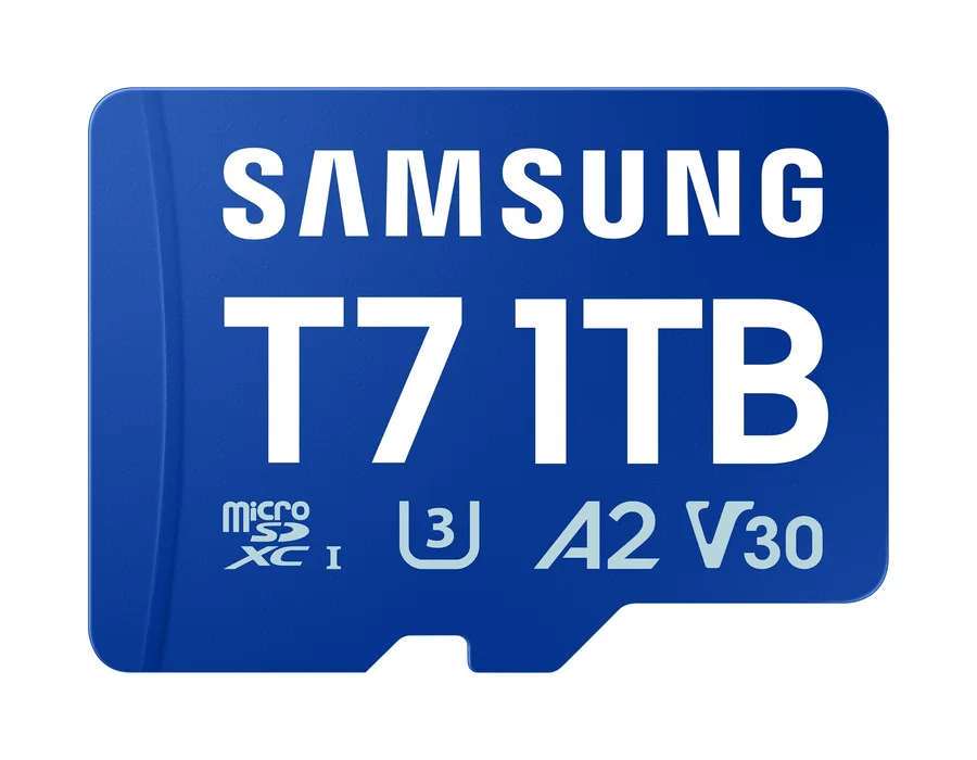 Samsung T7 microSD Card microSDXC™ UHS-I Card (1 TB) – Blue – MB-MB1T0T0
