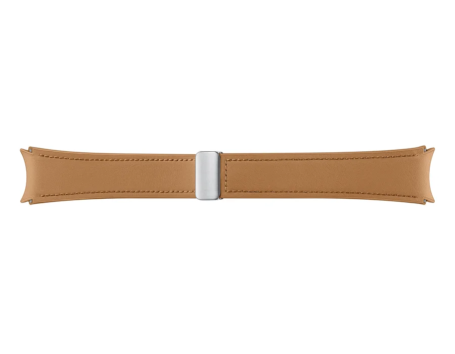 Samsung Galaxy Watch6 D-Buckle Hybrid Eco-Leather Band (M/L) – Camel – ET-SHR94LDEGIN