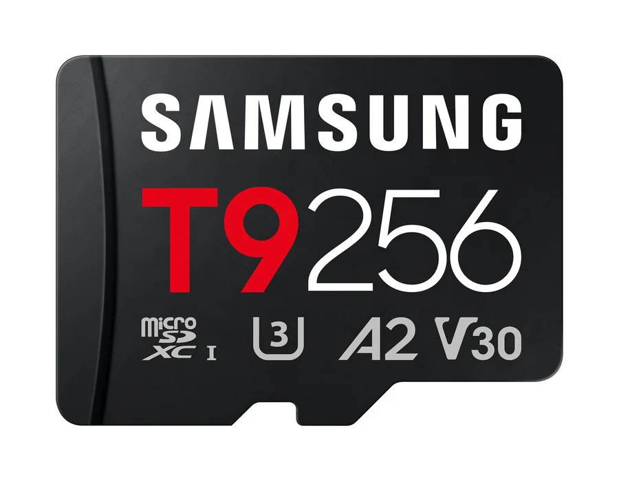 Samsung T9 microSD Card microSDXC™ UHS-I Card (256 GB) – Black – MB-MH256T0