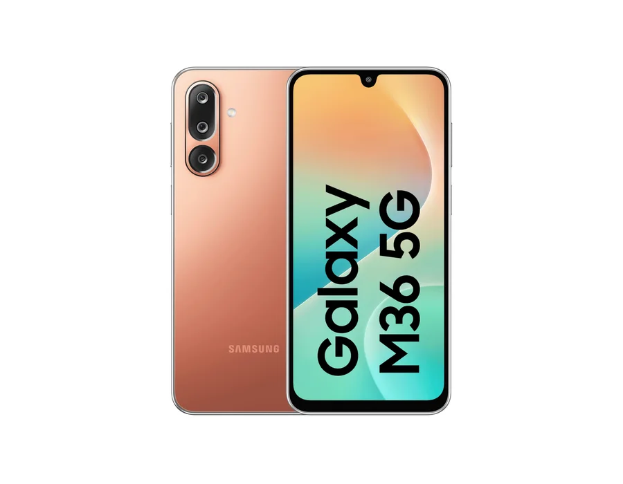 Samsung Galaxy M36 5G (8 GB RAM, 128 GB) – Haze Orange