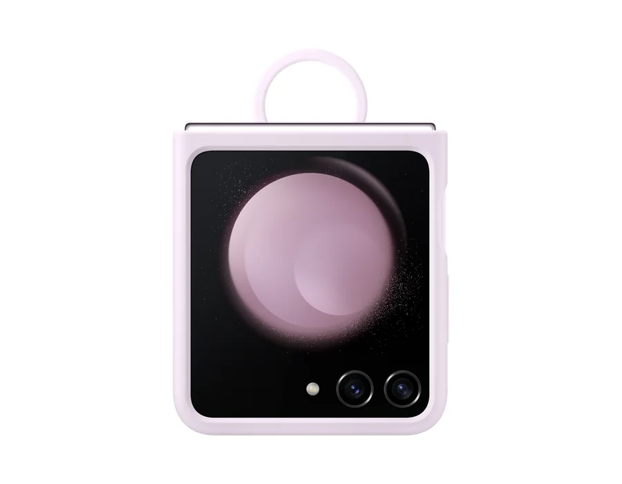 Samsung Galaxy Z Flip5 Silicone Case with Ring – Lavender – EF-PF731TVEGIN