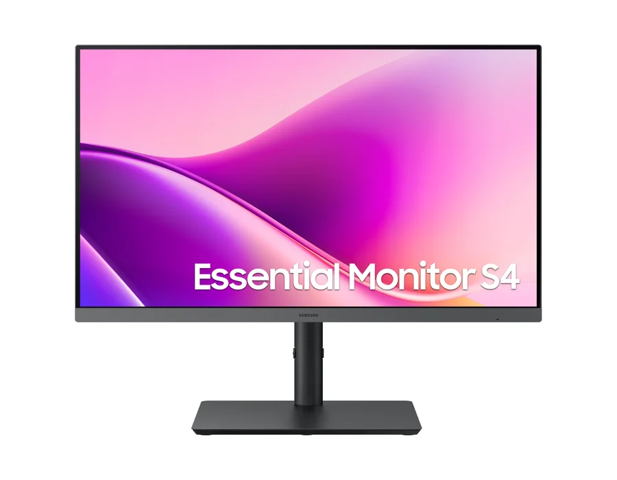 Samsung 60.5 cm (24) FHD Monitor with IPS Panel, USB-C, LAN port and 100Hz refresh rate – Black – LS24F430UAWXXL