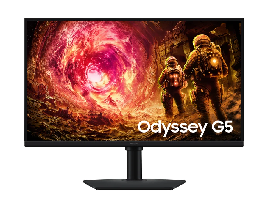 Samsung 68.5 cm (27) Odyssey G5 QHD Gaming Monitor with IPS panel and 180 Hz refresh rate – Black – LS27FG502EWXXL