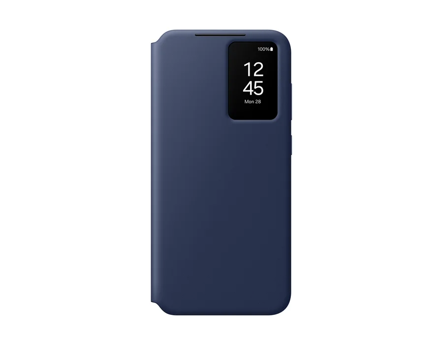 Samsung Galaxy S24 FE Smart View Wallet Case – Blue – EF-ZS721CLEGIN