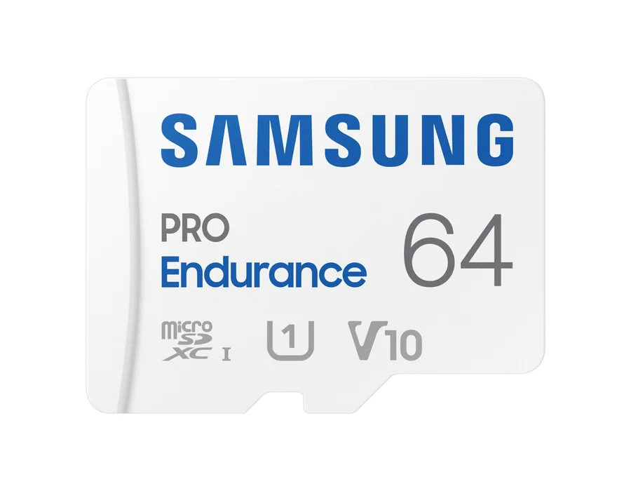 Samsung PRO Endurance microSD Card (64 GB) – White – MB-MJ64KA/APC