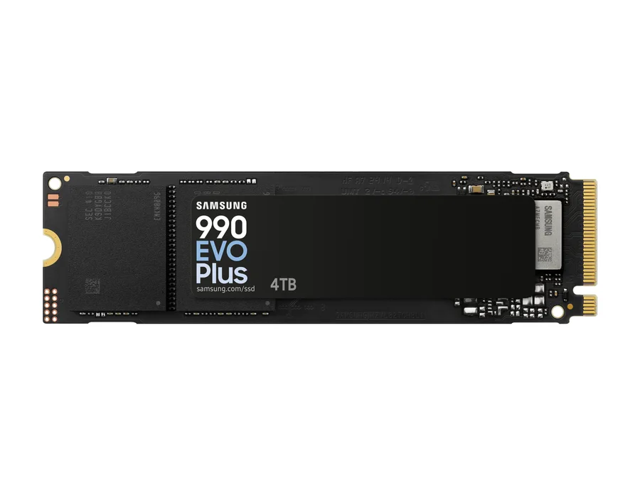 Samsung 990 EVO Plus PCIe 4.0 NVMe M.2 SSD (4 TB) – Black – MZ-V9S4T0BW