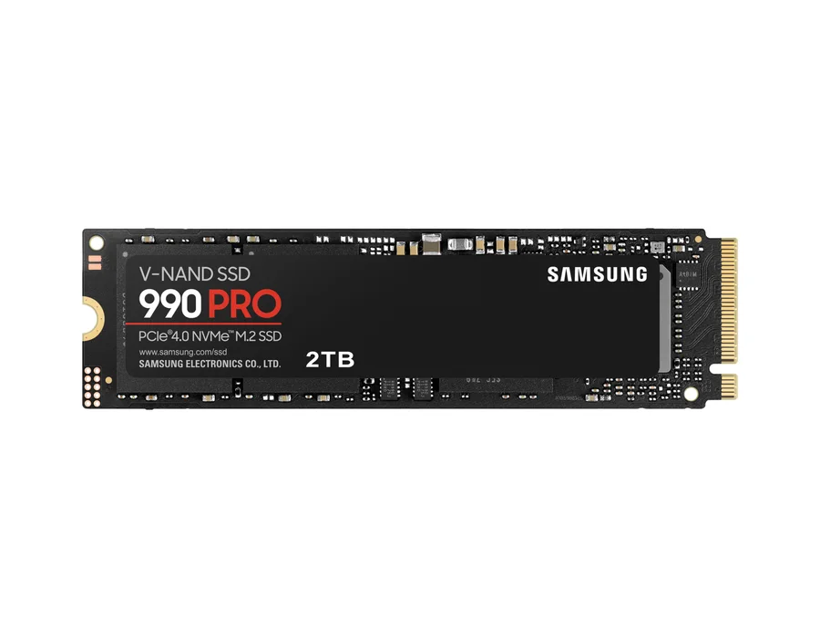 Samsung 990 PRO PCIe 4.0 NVMe M.2 SSD (2 TB) – Black – MZ-V9P2T0BW