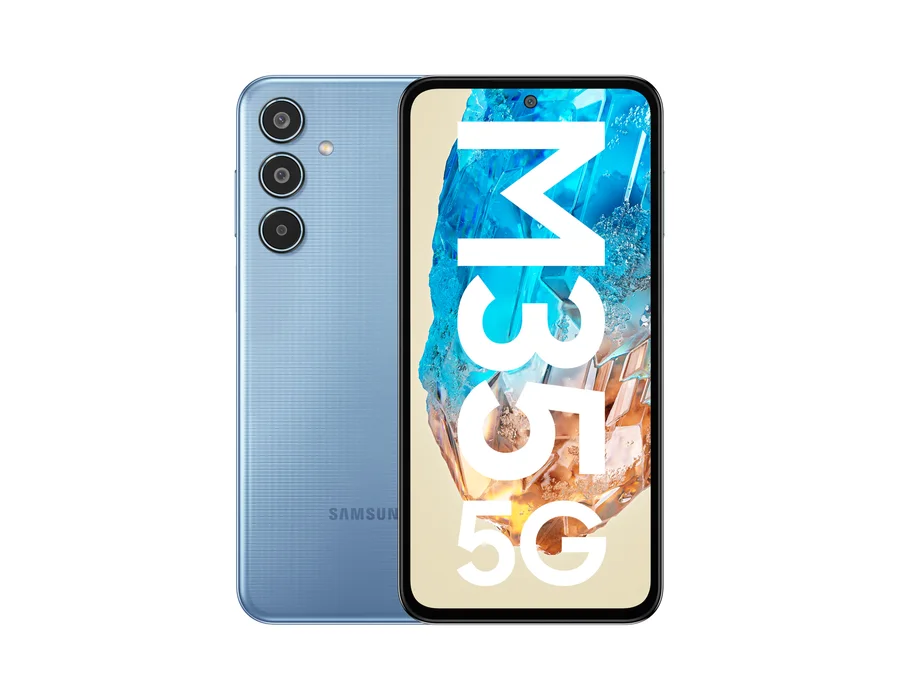 Samsung Galaxy M35 5G (6 GB RAM, 128 GB) – Light Blue