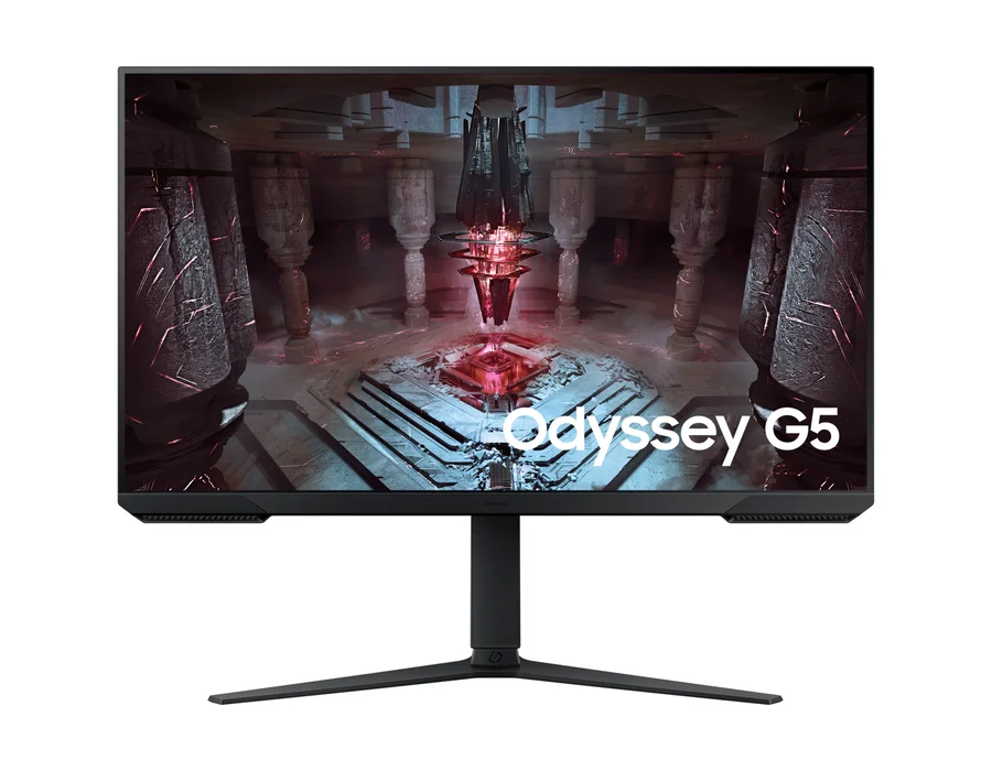 Samsung 80 cm (32) Odyssey G5 QHD Flat Gaming Monitor with 165Hz refresh rate and AMD FreeSync Premium – BLACK – LS32CG510EWXXL