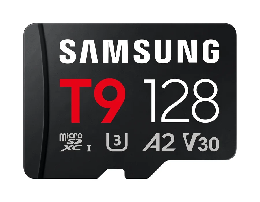 Samsung T9 microSD Card microSDXC™ UHS-I Card (128 GB) – Black – MB-MH128T0
