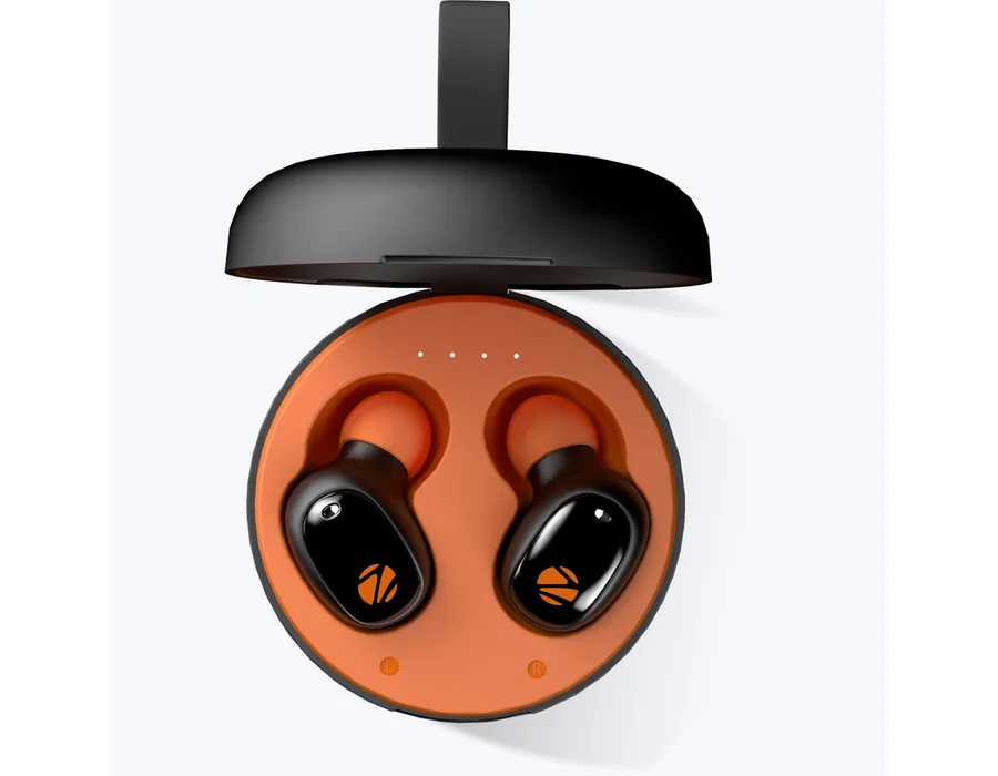 Zebronics Sound Bomb 1 Wireless Earbuds — Black+Orange