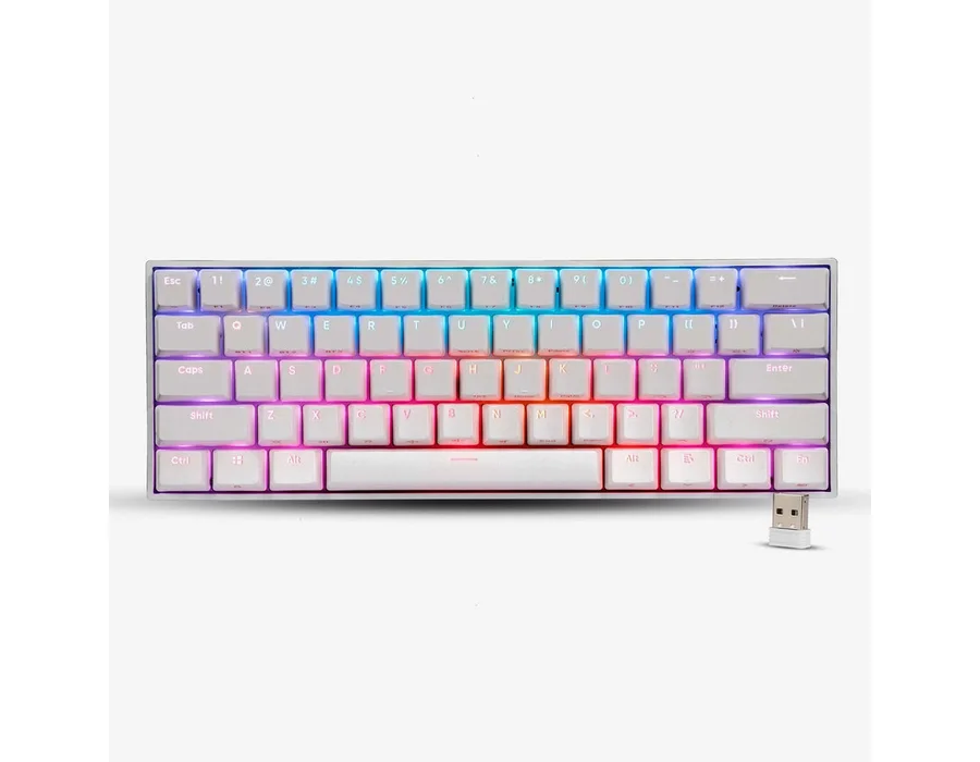Zebronics Max Ninja Wireless Gaming Keyboard (Mechanical) — White