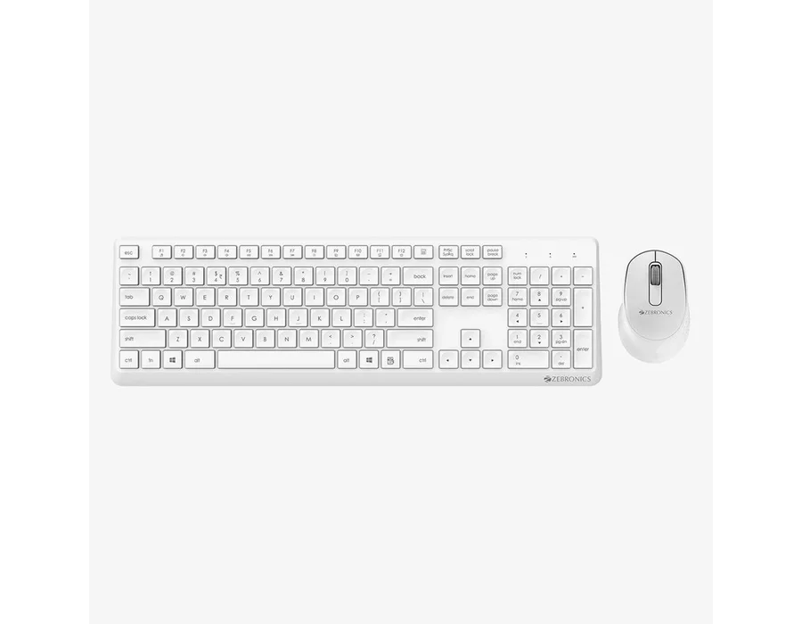 Zebronics Companion 200 Wireless Combo — White