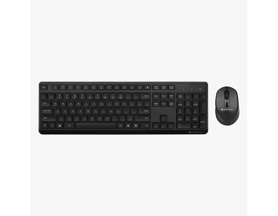 Zebronics Companion 200 Wireless Combo — Black