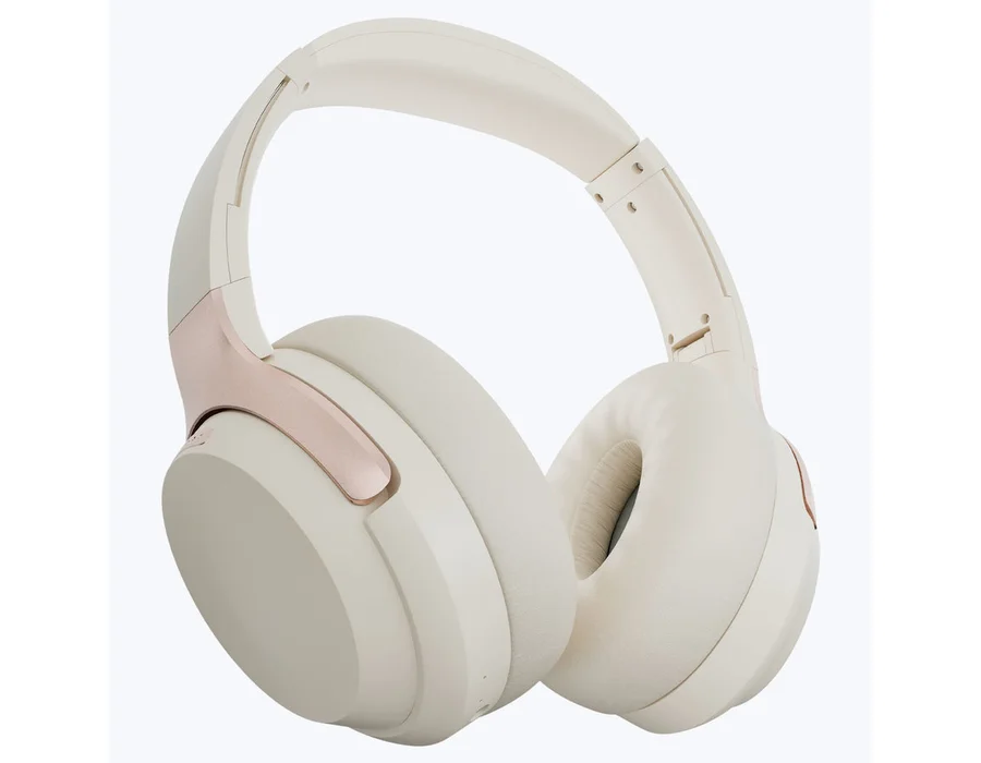 Zebronics Duke Plus Wireless Headphone (ANC) — Beige