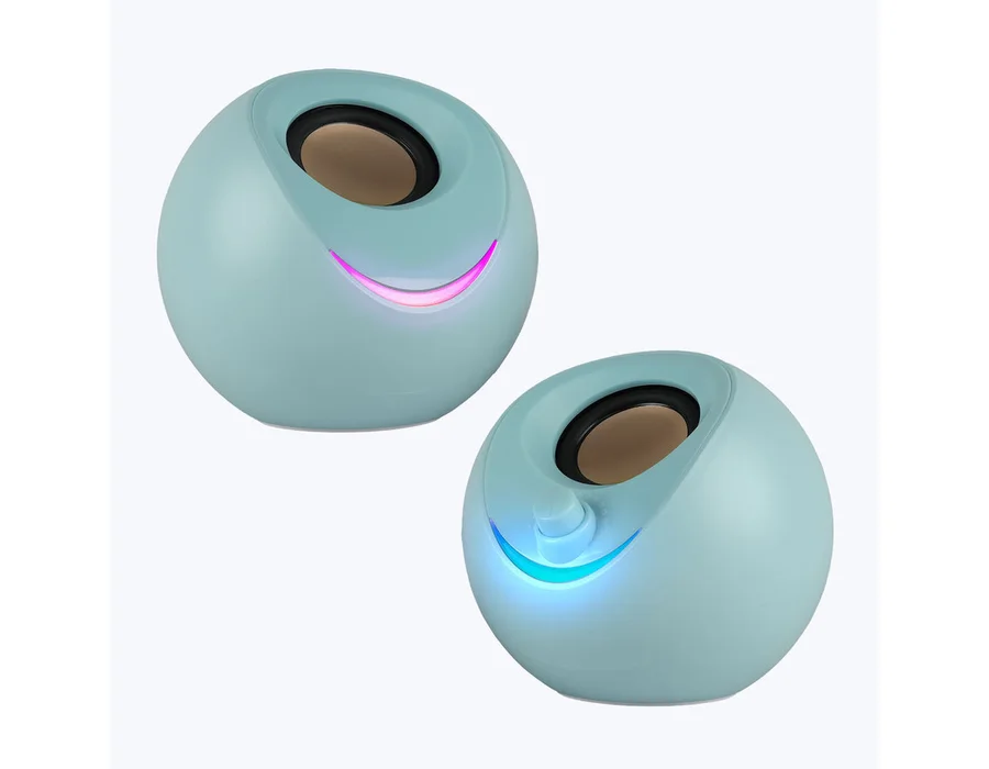 Zebronics Blues PC/Laptop Speaker (2.0) — Sky Blue