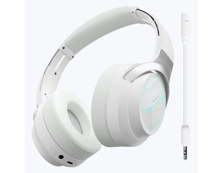 Zebronics Envy 2 Headphone with Detachable Mic — White