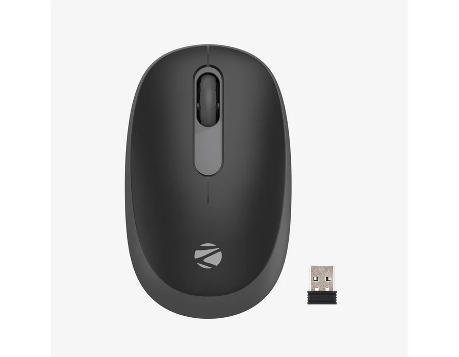 Zebronics Groot Wireless Mouse (Bluetooth + Wireless) — Black