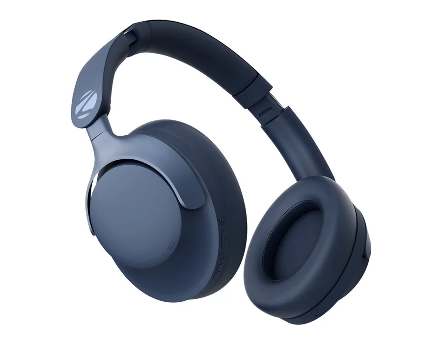 Zebronics Silencio 111 50db Hybrid ANC Headphones — Blue