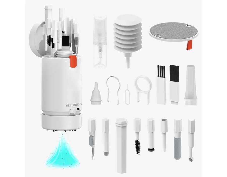 Zebronics CK500 21 in 1 Cleaning Kit for Phone, DSLR, Keyboard, Earbuds — White