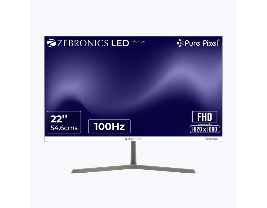 ZEBRONICS MT148 PA129 A122FHD LED 21.5 INCH MONITOR