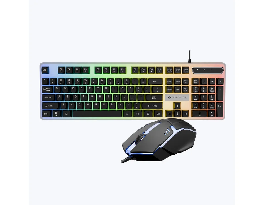 Zebronics War 2 Wired Combo — Black