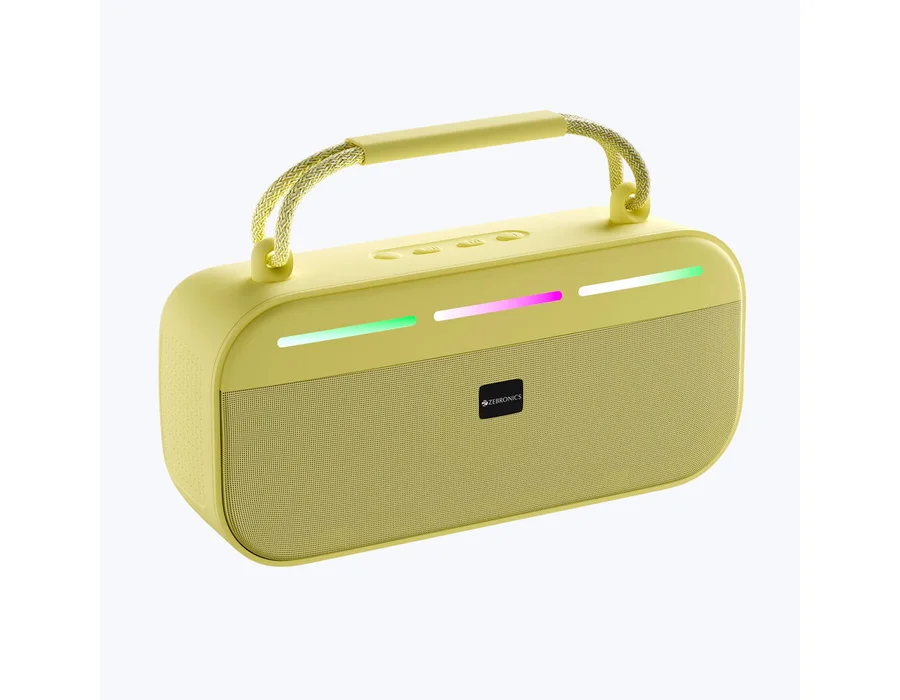 Zebronics Sound Feast 45 (20W) Wireless Bluetooth Speaker — Yellow