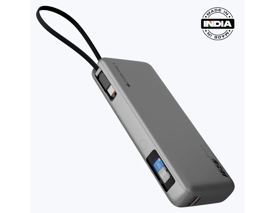 Zebronics EnergiPod 20R3 (165W, 20000 mAh) Power Bank