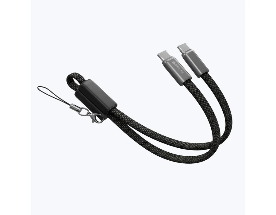 Zebronics Wattz 65CC2 Type C To Type C Keychain Cable